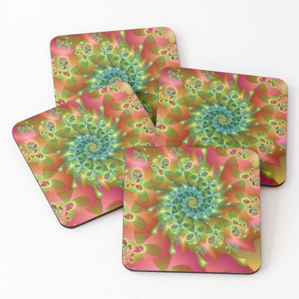 Item preview, Colourful Spinning Hearts designed and sold by pinkal.