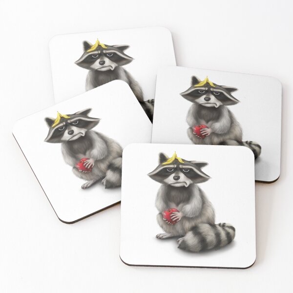 Item preview, Angry racoon designed and sold by Ruth E.