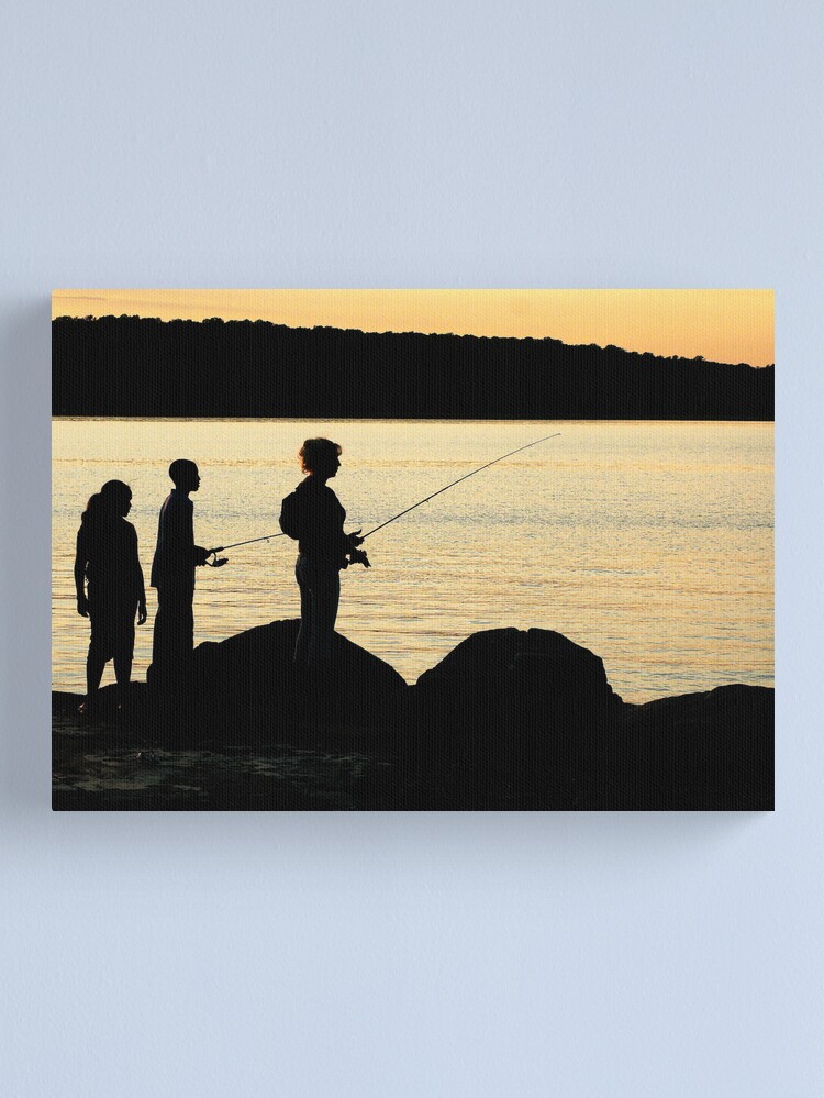 Thumbnail 1 of 3, Canvas Print, Casting By Twilight designed and sold by alvinsan9.