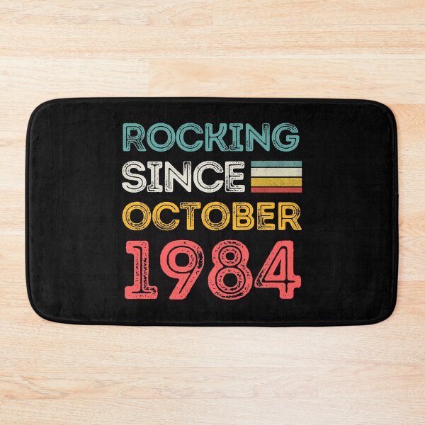 Item preview, Retro Rocking Since October 1984 For Birthday Month And Year As A October Birthday Quotes designed and sold by Funwithmusic.