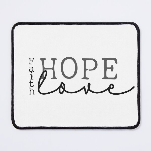 Item preview, Faith hope love- Christian saying, bible quote designed and sold by Inktown.