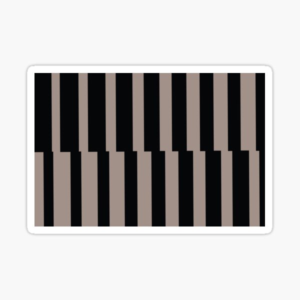 Item preview, Gray Beige Black Abstract Stripe Vertical Pattern Pairs Dutch Boy 2023 COTY Rustic Greige 404-4DB designed and sold by ColorOfTheYears.