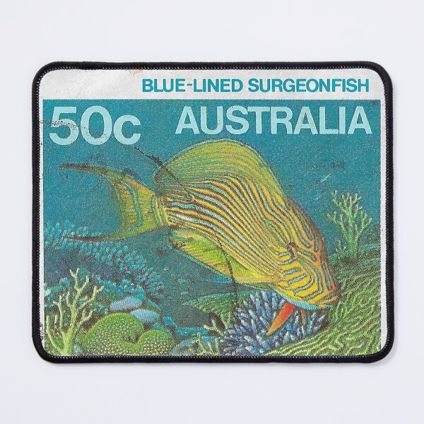 Item preview, Australia Blue-Lined Surgeonfish stamp 1980 designed and sold by yousufi.