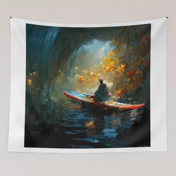 Item preview, Ethereal Kayak Journey designed and sold by ArtTrend2-0.