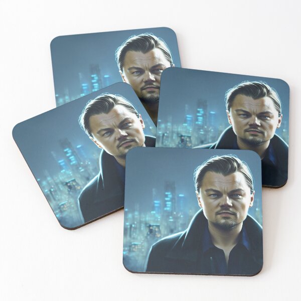 Item preview, Leonardo Dicaprio in a cyberpunk style designed and sold by Loklish.