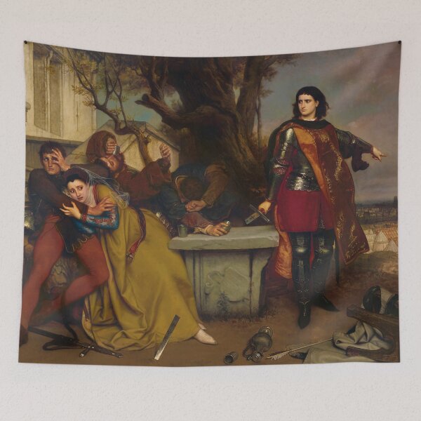 Item preview, Joan of Arc at the Siege of Paris/Jeanne d'Arc Au Siège de Paris | Joseph Henri Francois van Lerius | 1862 French History Art designed and sold by CJET.