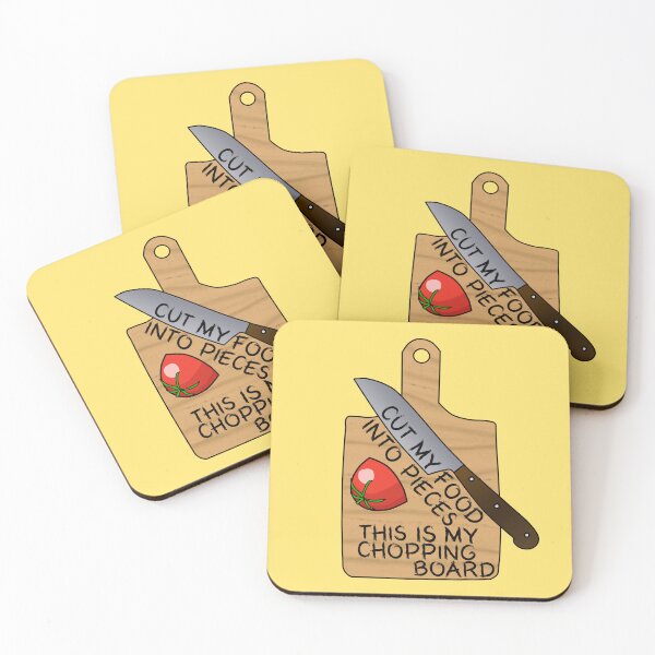 Item preview, Cut My Food Chopping Board designed and sold by aribluestein.