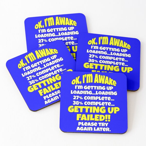 Item preview, Funny Sarcastic Saying Ok I’m Awake I’m Getting Up  designed and sold by fantasticdesign.