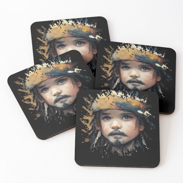 Item preview, Captain Jack Sparrow as kid designed and sold by mayza-shop.