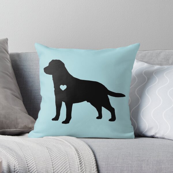Labrador Love Throw Pillow