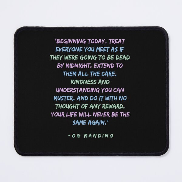 Item preview, Og Mandino Quote designed and sold by BBellShop.