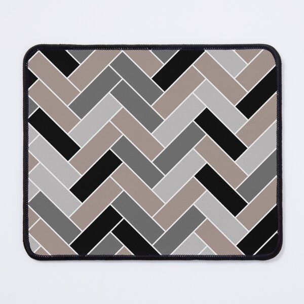 Artikelvorschau, Gray-Beige Black Gray Herringbone Pattern Pairs Dutch Boy 2023 COTY Rustic Greige 404-4DB entworfen und verkauft von ColorOfTheYears.