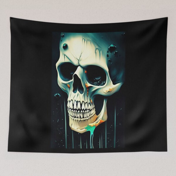 Item preview, Gothic skull artwork designed and sold by Gaspar Avila.