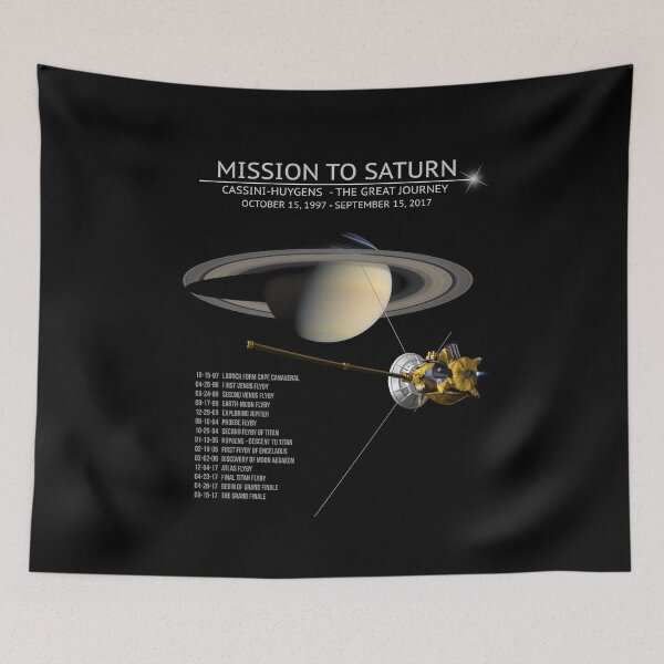 Item preview, Cassini Huygens Mission Tour Shirt - Grand Finale designed and sold by stearman.