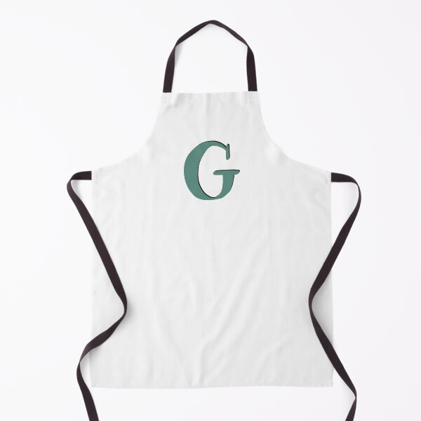 Item preview, Letter G initial monogram alphabet capital G in green designed and sold by Antique-Gifts.