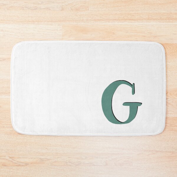 Item preview, Letter G initial monogram alphabet capital G in green designed and sold by Antique-Gifts.