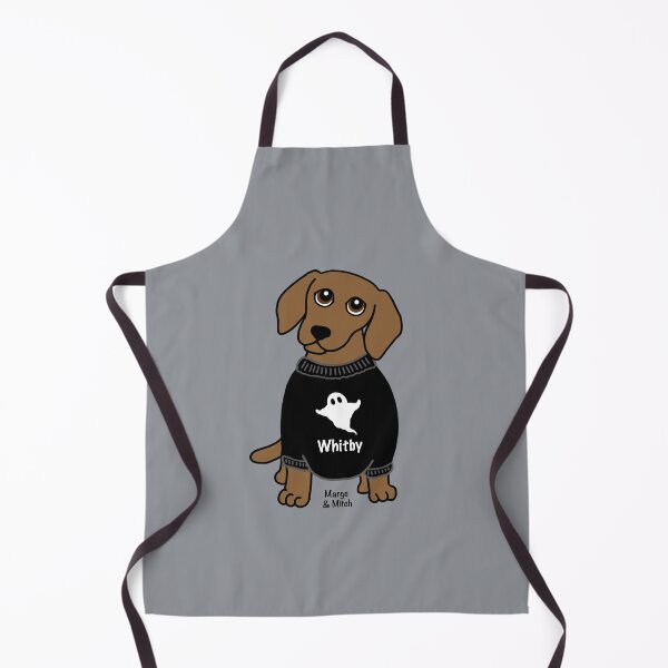 Item preview, Cute Dachshund Sausage Dog in a Whitby Ghost Jumper designed and sold by Scat the cat.