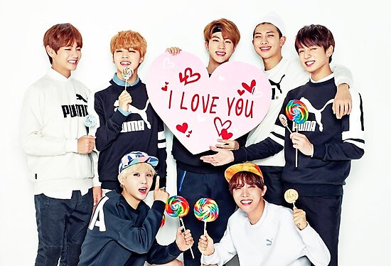 « BTS JE T'AIME UNE AFFICHE », Impressions photo par kpopl