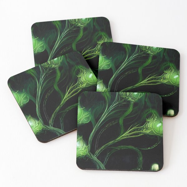 Item preview, green leaf with vibrant green color painting, nature painting #5 designed and sold by supeart.
