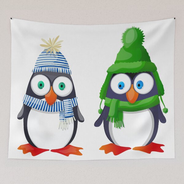 Item preview, Penguins dressed for winter. designed and sold by Stus RoadTrips.