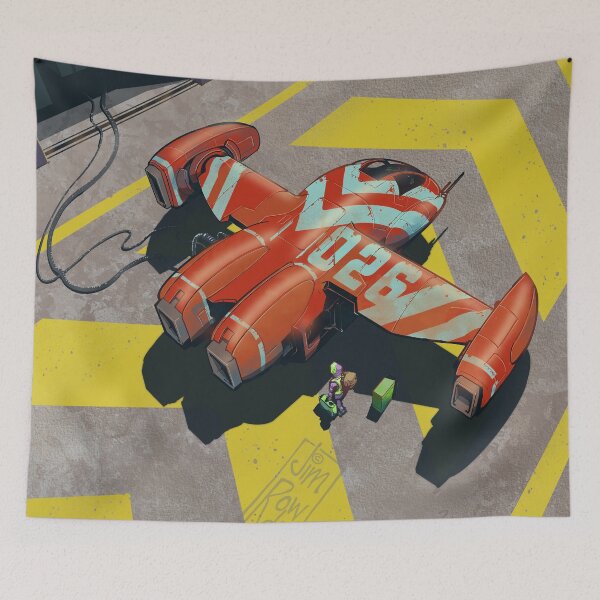Item preview, (Space)Ship 026 (Inktober 2022 - Day 7) designed and sold by jimrow.