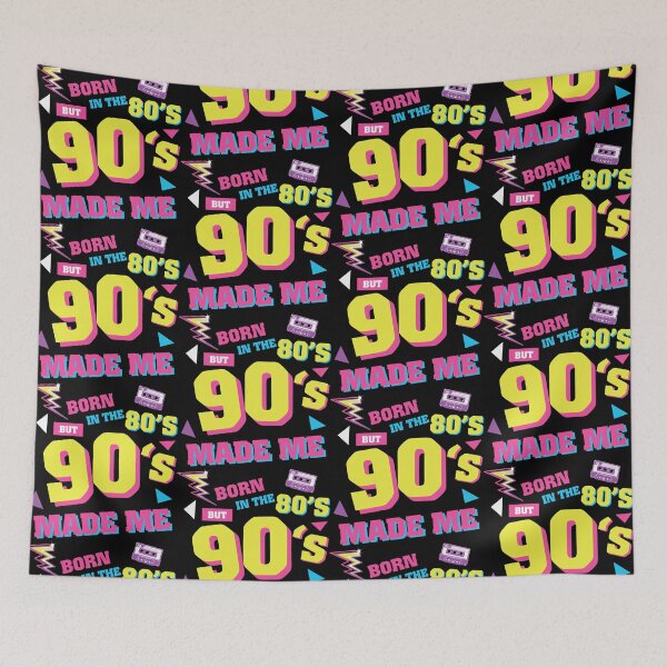 Item preview, Born In The 80's But 90's Made Me - Retro Style designed and sold by ArtCreativeSACB.