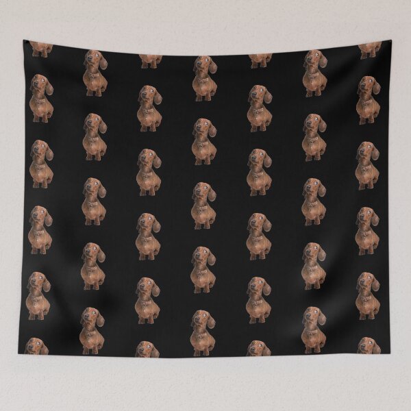 Item preview, Spotted dachshund puppies designed and sold by The Love Quill.