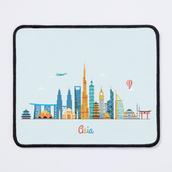 Item preview, Asia skyline designed and sold by Antikwar.