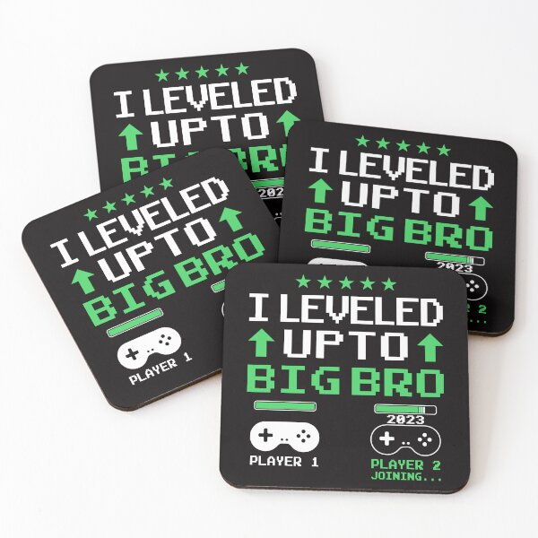 Item preview, Vintage Leveled Up To Big Bro 2023 Funny Baby Announcement Gamer  designed and sold by Julien114.