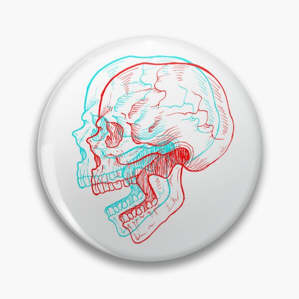 Item preview, 3D Skulls with White Background designed and sold by LuxeHurricane.