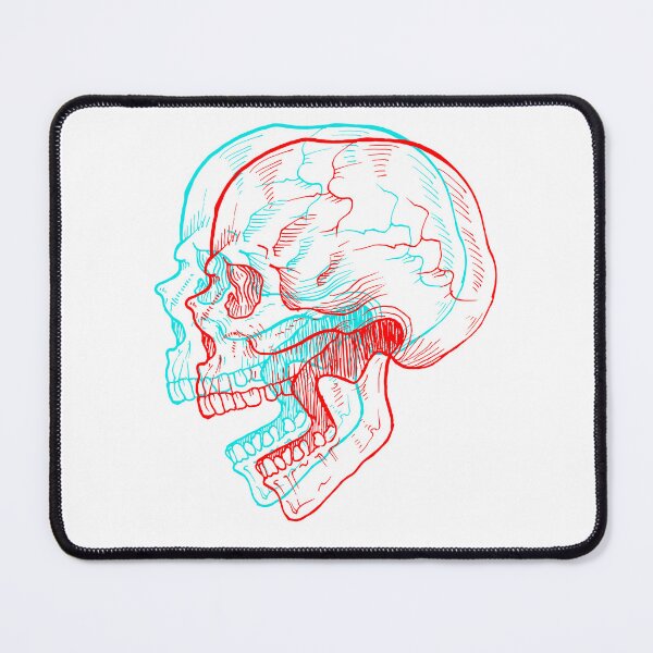 Item preview, 3D Skulls with White Background designed and sold by LuxeHurricane.