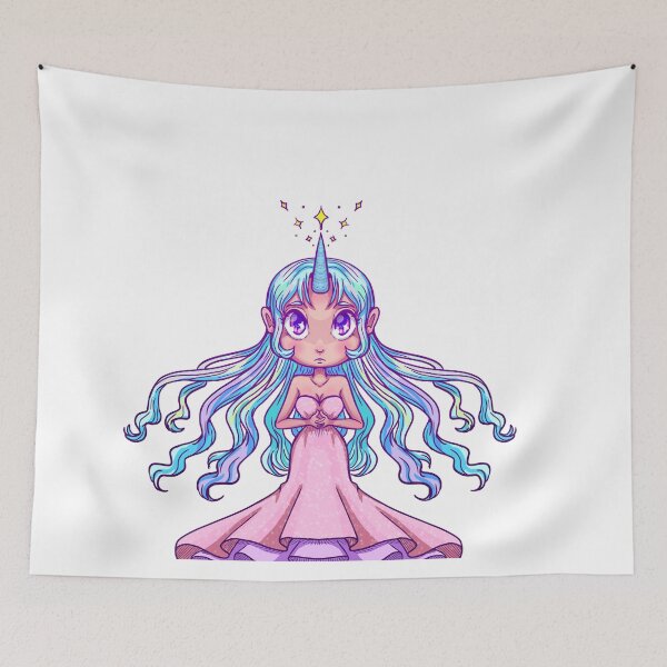 Item preview, The unicorn girl designed and sold by konekoilustra.