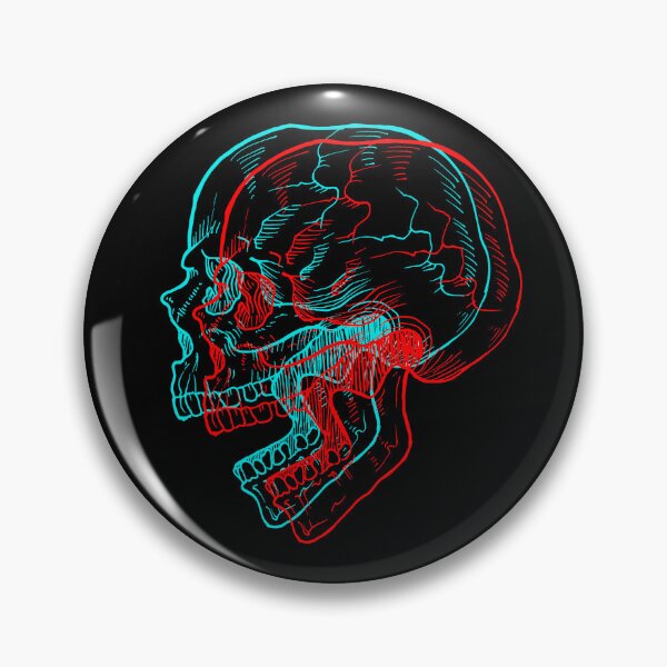 Item preview, 3D Skulls with Black Background designed and sold by LuxeHurricane.