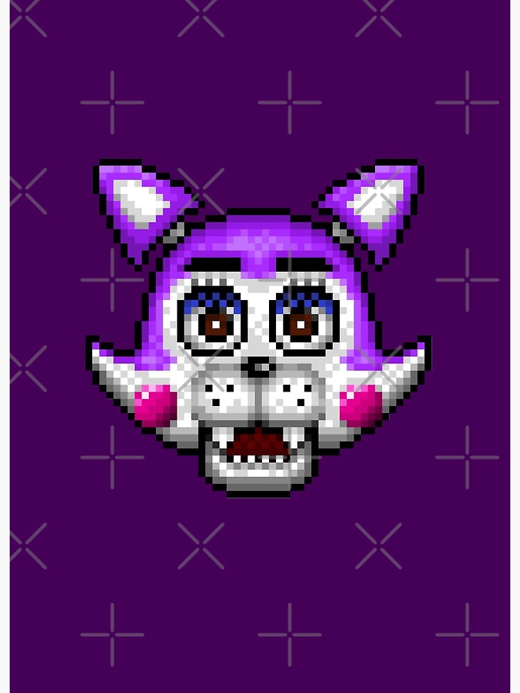 Lolbit - FNAF World - Pixel Art Art Board Print for Sale by