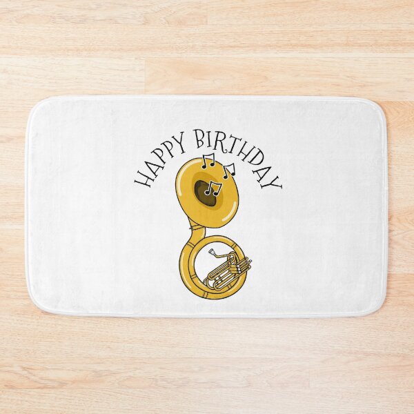 Item preview, Happy Birthday Sousaphone Sousaphonist Brass Musician designed and sold by doodlerob.