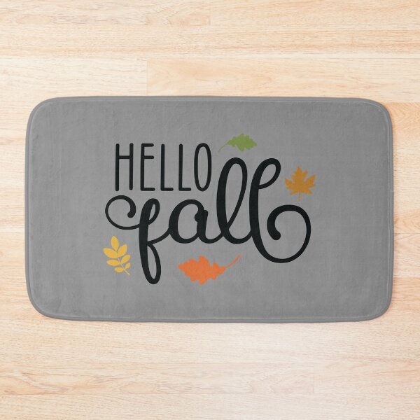Item preview, hello fall,Fall Pumpkin Ghost October Skeleton Creepy Leaf Trick Or Treat Thanksgiving Season Goth Gothic designed and sold by NAZIMNADIR.