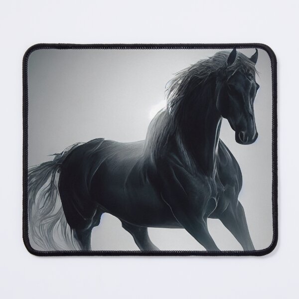Item preview, horse in fog designed and sold by PeanutArtCorner.