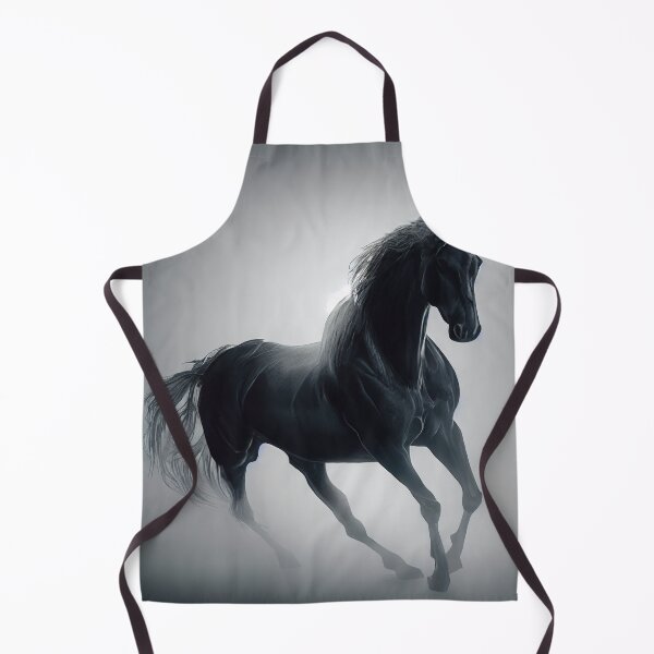 Item preview, horse in fog designed and sold by PeanutArtCorner.