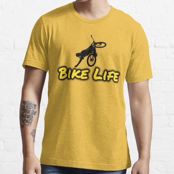 Motorcycle tattoo Art Geek Style Tops Tee Clothes Bike Life T-Shirt Men's  Personality Bicycle Design Printed T Shirt - AliExpress