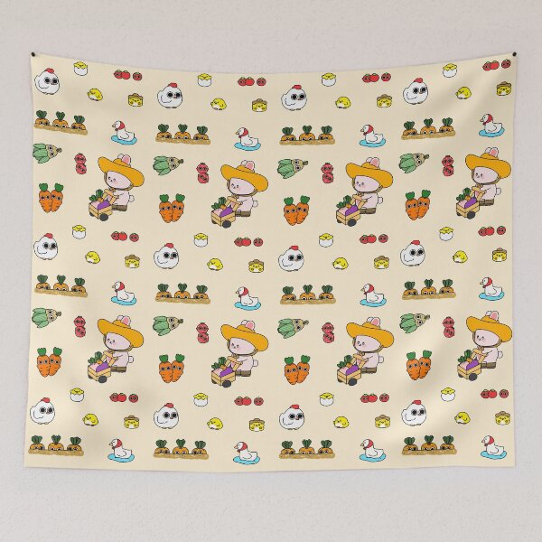 Item preview, Cute Bunny Farmer designed and sold by satchisatchi.