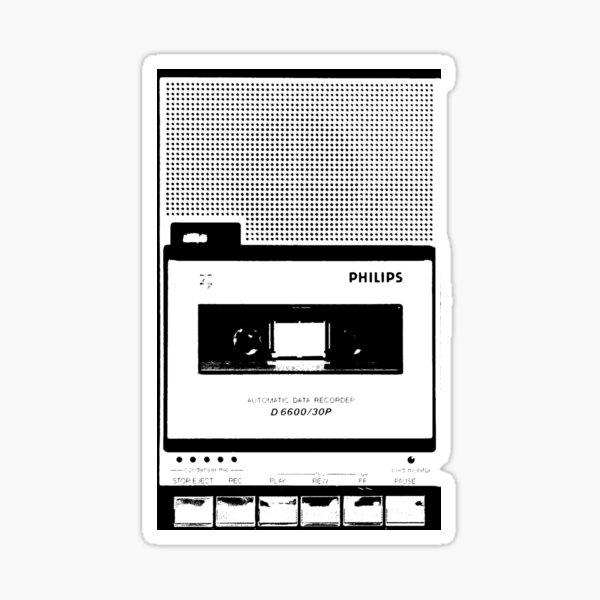 Item preview, Phillips Cassette Recorder designed and sold by Glitched-Life.