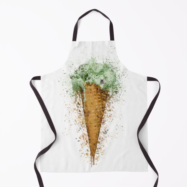 Item preview, Ice lolly, Ice Cream, Green, Mint, Kitchen, Food, Sweet, Splatter Print, designed and sold by Pics-squiggles.