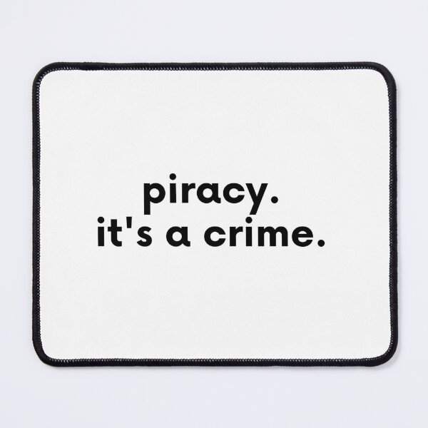 Item preview, Piracy - It's a Crime designed and sold by karolaan.