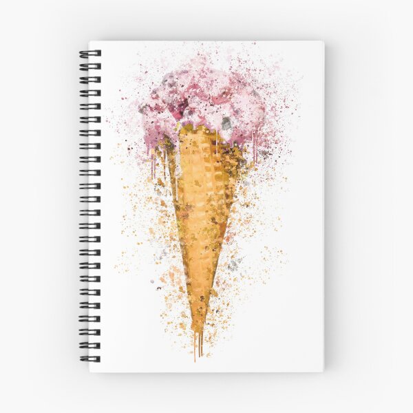 Item preview, Ice lolly, Ice Cream, Pink, Kitchen, Food, Sweet, Splatter Print,  designed and sold by Pics-squiggles.