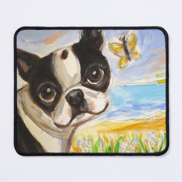 Item preview, Boston Terrier by the Sea designed and sold by artbyangie.