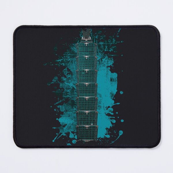 Item preview, Taiwan Taipei 101 Aesthetic Night View Splatter Paint Art designed and sold by SimpleAndGreat.