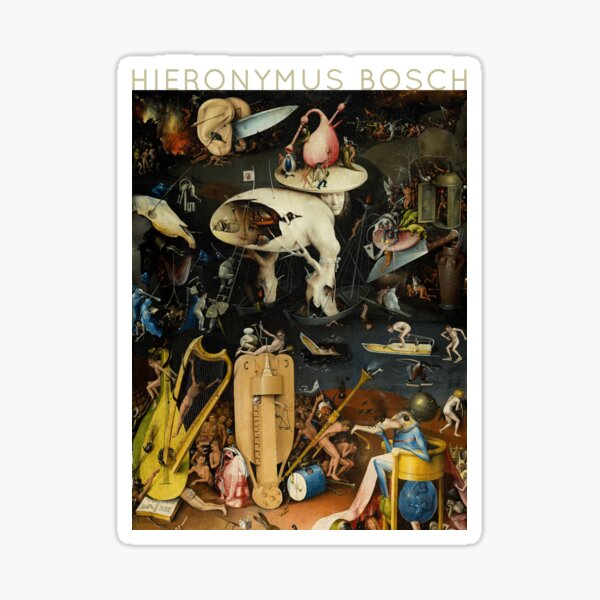 Hieronymus Bosch - The Garden of Earthly Delights Sticker