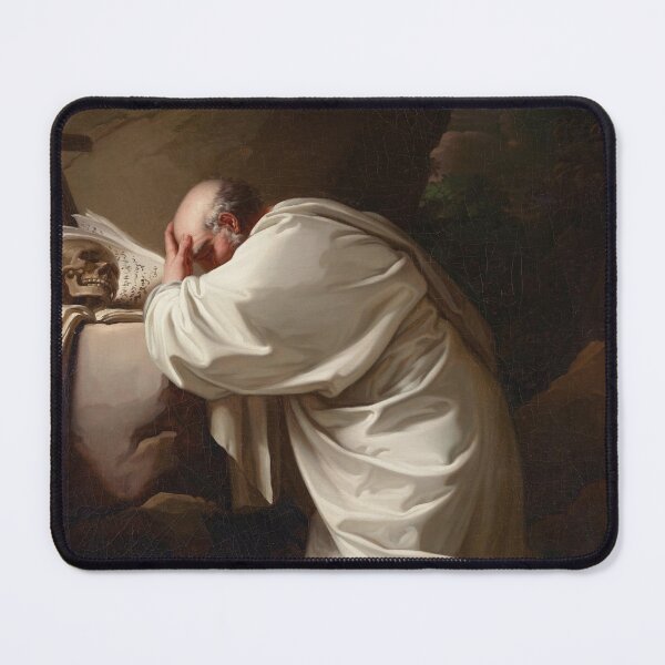 Item preview, Saint Bruno in Prayer | Circle of Pierre Subleyras | 1730 Christian Art designed and sold by CJET.