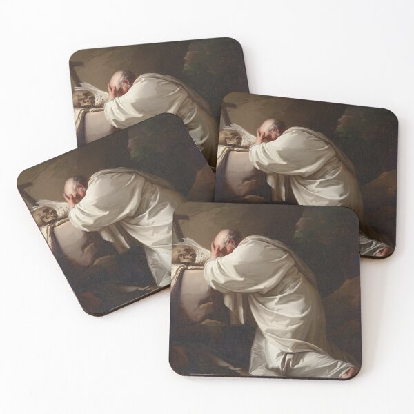 Item preview, Saint Bruno in Prayer | Circle of Pierre Subleyras | 1730 Christian Art designed and sold by CJET.