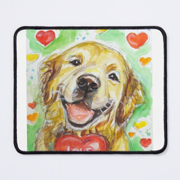 Item preview, Golden Retriever Love designed and sold by artbyangie.
